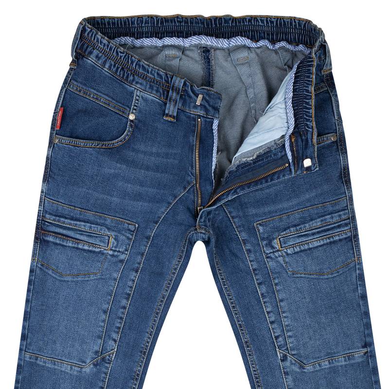 Schlupf Stretch-Jeans Regular Fit L