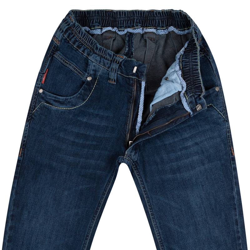 Schlupf Stretch-Jeans Regular Fit M