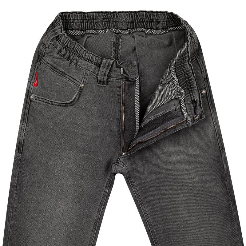 Schlupf Stretch-Jeans Regular Fit 