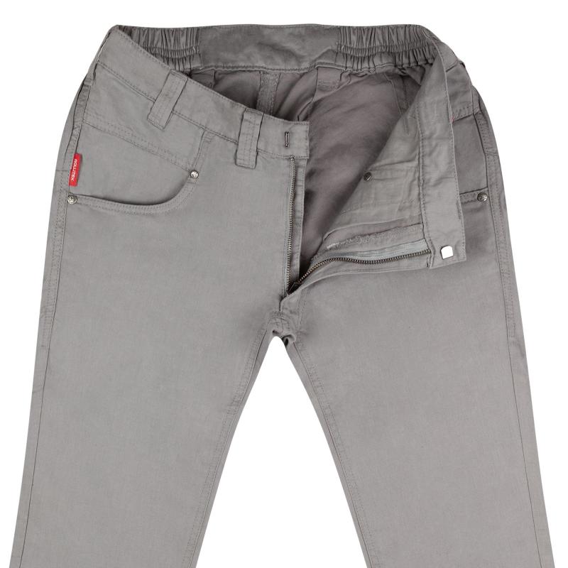 Slim-Fit Hose aus Leinenmix 52