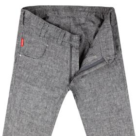 Slim-Fit Hose aus reinem Leinen 