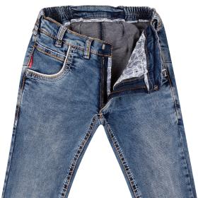 Designer Regular-Fit Jeans aus Stretch-Denim 